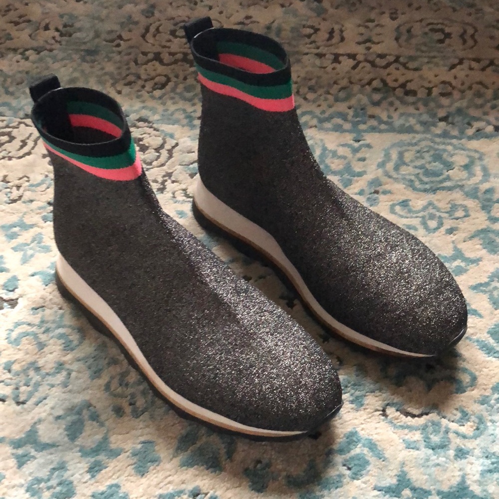 Loeffler Randall Scout knit sneaker bootie
